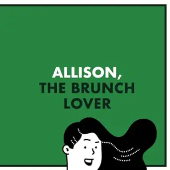 allison the brunch lover personalised gifts for women and friends called allison  nom books 979-8391992387