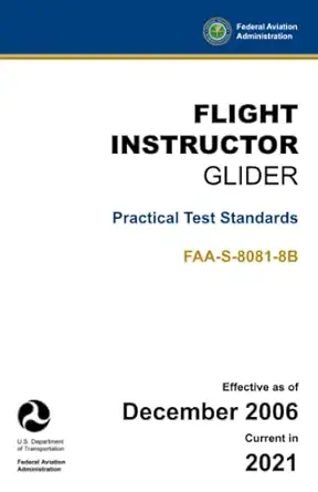 flight instructor glider practical test standards faa s 8081 8b 1st edition u s department of transportation