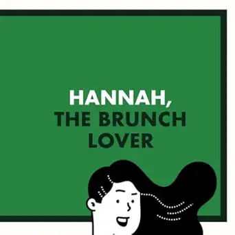 hannah the brunch lover personalised gifts for women and friends called hannah  nom books 979-8392551828