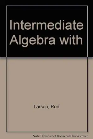 intermediate algebra with student solutions guide 2nd edition ron larson ,robert p hostetler ,david e heyd