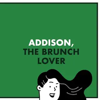 addison the brunch lover personalised gifts for women and friends called addison  nom books 979-8391989899