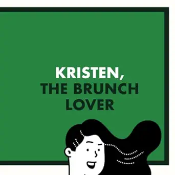 kristen the brunch lover personalised gifts for women and friends called kristen  nom books 979-8392562954
