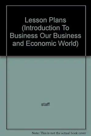 lesson plans 1st edition staff 0028141563, 978-0028141565