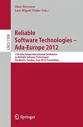 reliable software technologies ada europe 2012 17th ada europe international conference on reliable software