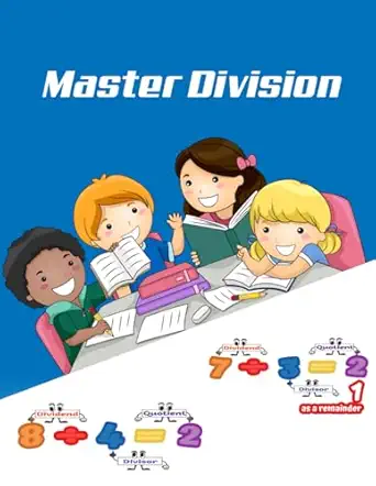 master division division math workbook for 3rd 4th 5th grades everyday practice exercises basic concept