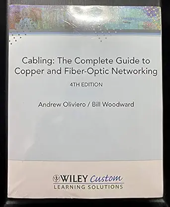cabling 4e with cd for itt with bonus appendix and telecomm to accompany cabling 4e custom set 4th edition