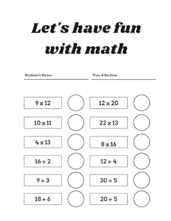 lets have fun with math multiplication workbook beginner beginner division workbook multiplication and