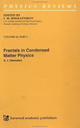 fractals in condensed matter physics 1st edition olemskoi ,a olemskoi 3718659379, 978-3718659371