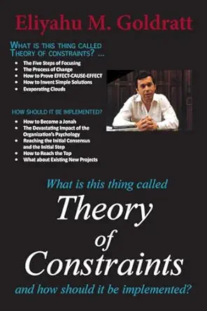 theory of constraints 1st edition eliyahu m goldratt 0884271668, 978-0884271666