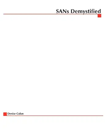sans demystified 1st edition denise colon 0071396586, 978-0071396585