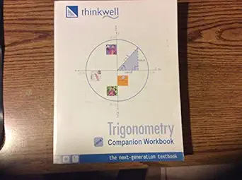 trigonometry companion workbook 1st edition edward burger 193138147x, 978-1931381475