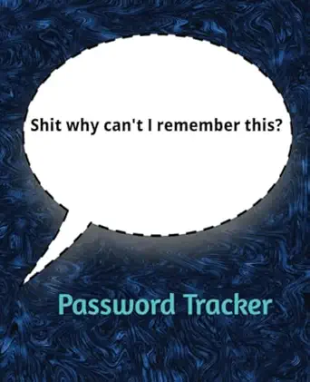 why cant i remember this password tracker 1st edition sean ian mcelhanon b0ck3thq4m