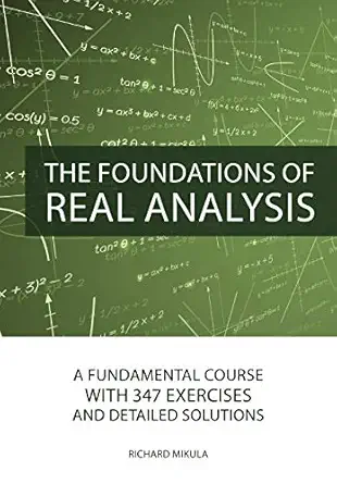 the foundations of real analysis a fundamental course with 347 exercises and detailed solutions 1st edition