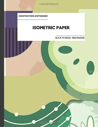 the composition book isometric paper bx52 isometric paper for 3d designs architecture landscaping maths