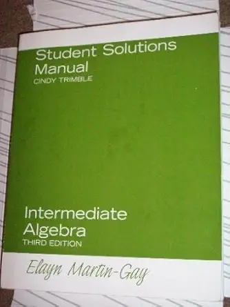 intermediate algebra third edition 3rd edition k elayn martin gay ,cindy trimble 0132195941, 978-0132195942