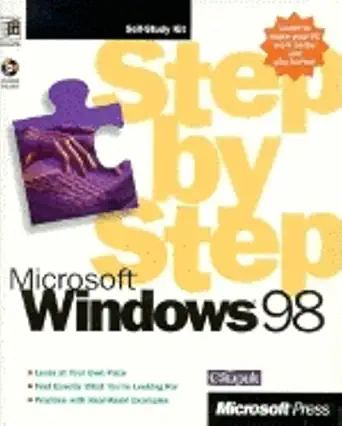 microsoft windows 98 step by step 1st edition catapult inc ,catapult 1572316837, 978-1572316836