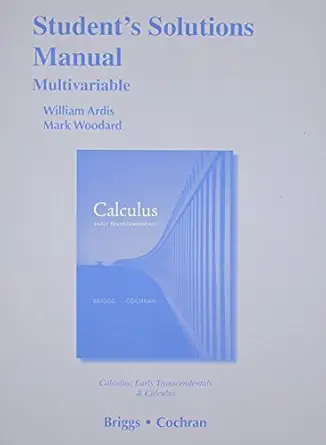 student solutions manual multivariable for calculus and calculus early transcendentals 1st edition bill
