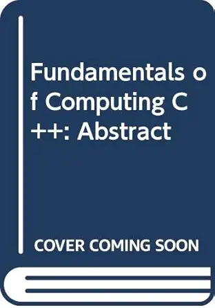 fundamentals of computing c++ abstract lab manual edition tucker 0070655030, 978-0070655034