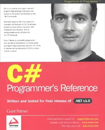 c# programmers reference 1st edition grant palmer 1861006306, 978-1861006301