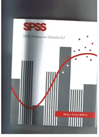 spss professional statistics version 6 1 1st edition marija j norusis 0131901257, 978-0131901254