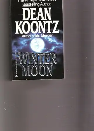 winter moon book club edition dean r koontz 0345386108, 978-0345386106