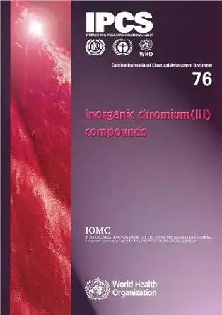 inorganic chromium compounds 1st edition world health organization 9241530766, 978-9241530767