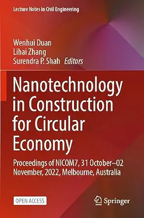nanotechnology in construction for circular economy proceedings of nicom7 31 october 02 november 2022
