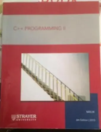 c++ programming ii 6th edition  1305008200, 978-1305008205