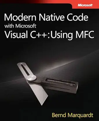 modern native code with microsoft visual c++ using mfc 1st edition  0735626715, 978-0735626713