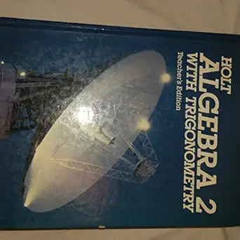 holt algebra 2 with trigonometry teachers edition 1st edition eugene douglas nichols 003002174x,