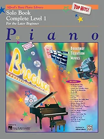 alfreds basic piano library top hits solo book complete bk 1 for the later beginner 1st edition e l lancaster
