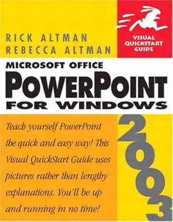 microsoft office powerpoint 2003 for windows 1st edition rebecca bridges altman ,rick altman b00a19xmcs