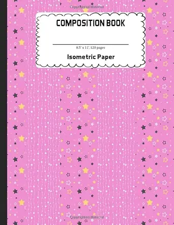 the composition book isometric paper sqs6 isometric paper for 3d designs architecture landscaping maths