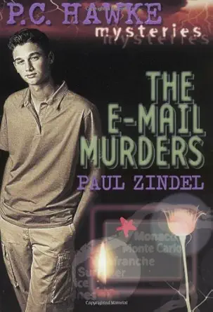 p c hawke mysteries the e mail murders 1st edition paul zindel 0786815795, 978-0786815791
