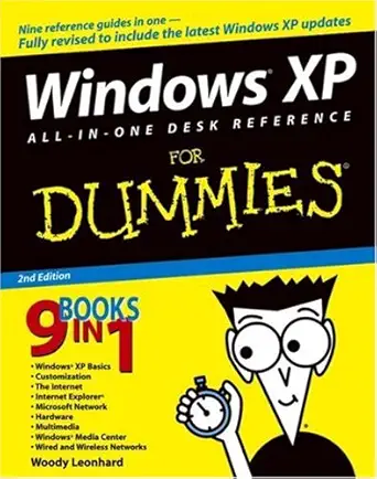 windows xp all in one desk reference for dummies 2nd edition woody leonhard b0015dcqn0