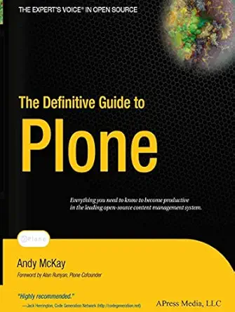the definitive guide to plone 1st edition andy mckay 1590593294, 978-1590593295