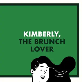 kimberly the brunch lover personalised gifts for women and friends called kimberly  nom books 979-8392562633