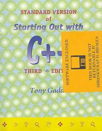starting out with c++ 3rd edition tony gaddis 1576760634, 978-1576760635