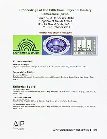 proceedings of the fifth saudi physical society conference 2012th edition saudi physical society ,ali al