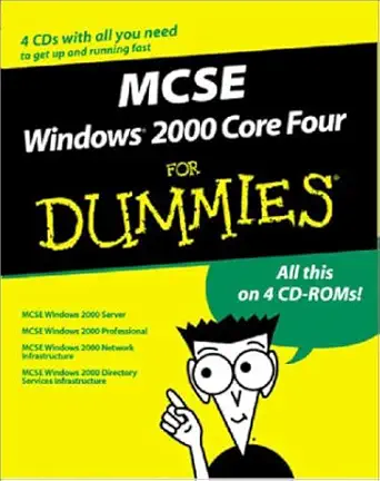 mcse windows 2000 core 4 for dummies boxed set 1st edition glenn e weadock 0764582631, 978-0764582639