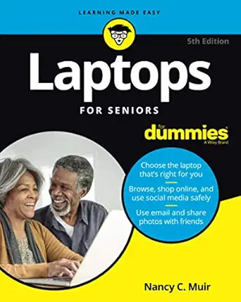 laptops for seniors for dummies 5th edition muir 1119420261, 978-1119420262