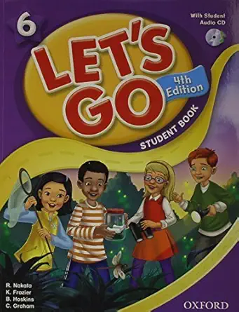 lets go 6 student book with audio cd language level beginning to high intermediate interest level grades k 6