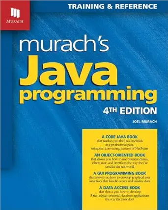 murachs java programming 4th edition joel murach b00745gpje