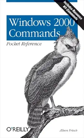 windows 2000 commands pocket reference 1st edition aeleen frisch 0596001487, 978-0596001483