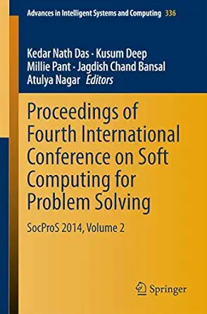 proceedings of fourth international conference on soft computing for problem solving socpros 2014 volume 2