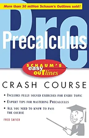 easy outline of precalculus 1st edition fred safier 0071383409, 978-0071383400
