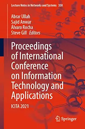 proceedings of international conference on information technology and applications icita 2021 1st edition