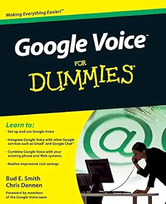 google voice for dummies 1st edition bud e smith ,chris dannen 0470546999, 978-0470546994