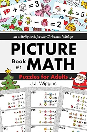 puzzles for adults an activity book for the christmas holidays 1st edition j j wiggins 171092991x,