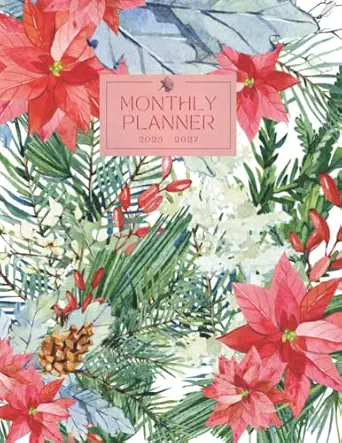 new 2023 2027 monthly planner calendar 60 months planner/organizer/calendar five year monthly calendar from